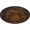 Ekena Millwork Edinburgh Ceiling Medallion (Fits Canopies up to 5 1/4"), Hand-Painted Rust, 18"OD x 1 3/4"P CM18EDRUS - alternate 4